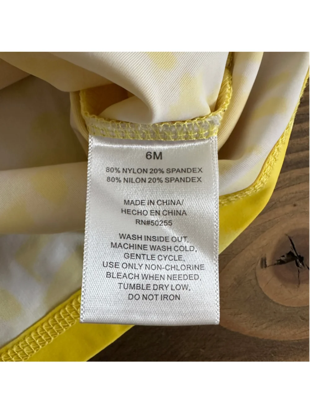 Little Maven by Tori Spelling Rash Guard Baby 6 Months Yellow Blue Swim Shirt